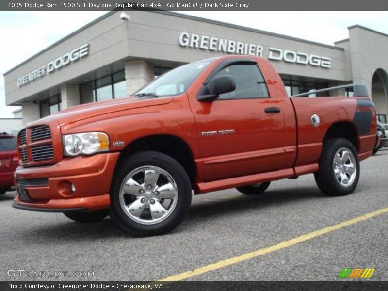 Go ManGo! / Dark Slate Gray 2005 Dodge Ram 1500 SLT Daytona Regular Cab 4x4