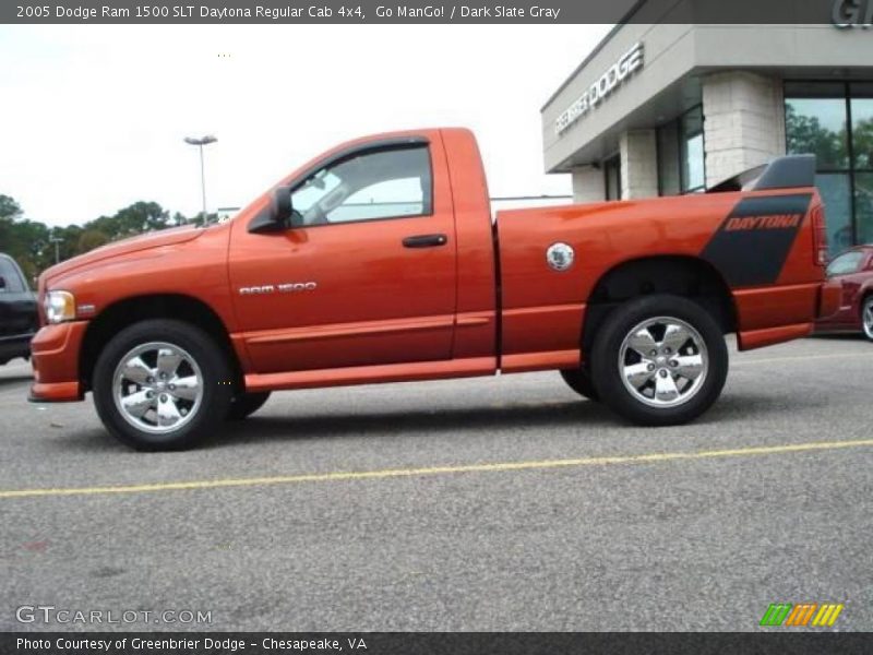Go ManGo! / Dark Slate Gray 2005 Dodge Ram 1500 SLT Daytona Regular Cab 4x4