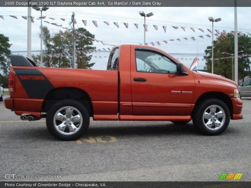 Go ManGo! / Dark Slate Gray 2005 Dodge Ram 1500 SLT Daytona Regular Cab 4x4