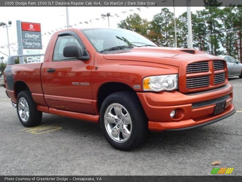 Go ManGo! / Dark Slate Gray 2005 Dodge Ram 1500 SLT Daytona Regular Cab 4x4