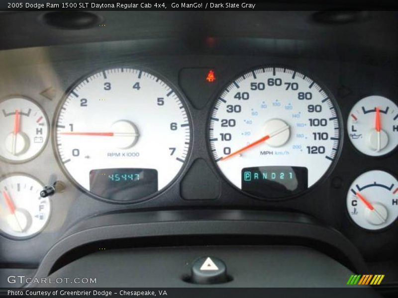 Go ManGo! / Dark Slate Gray 2005 Dodge Ram 1500 SLT Daytona Regular Cab 4x4