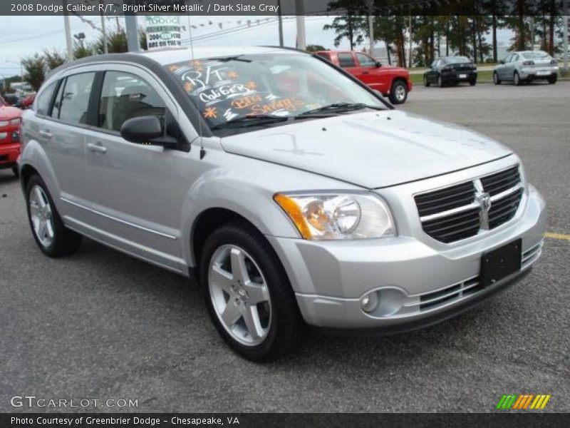 Bright Silver Metallic / Dark Slate Gray 2008 Dodge Caliber R/T