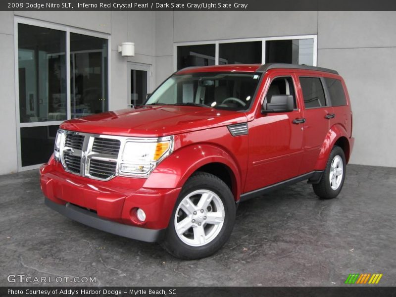 Inferno Red Crystal Pearl / Dark Slate Gray/Light Slate Gray 2008 Dodge Nitro SLT