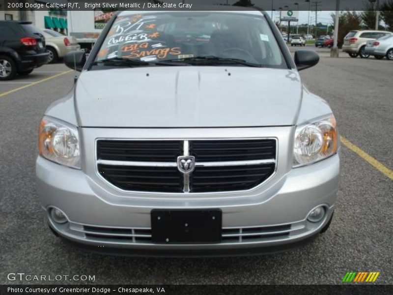 Bright Silver Metallic / Dark Slate Gray 2008 Dodge Caliber R/T
