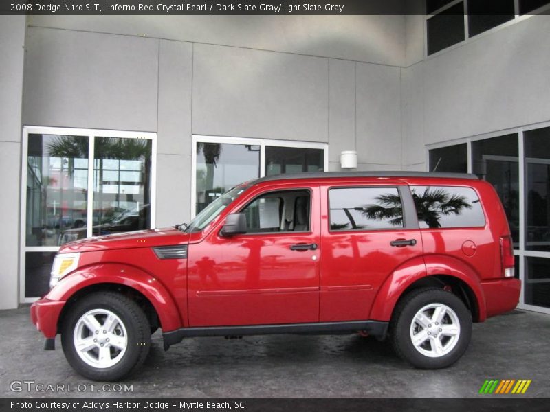Inferno Red Crystal Pearl / Dark Slate Gray/Light Slate Gray 2008 Dodge Nitro SLT