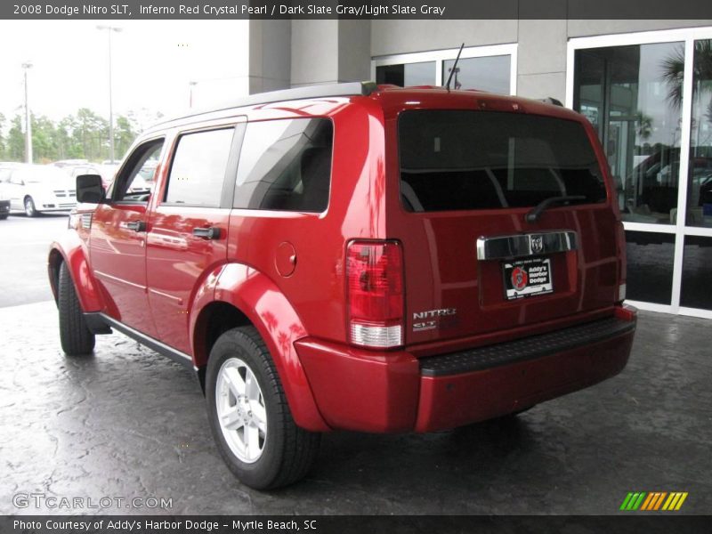 Inferno Red Crystal Pearl / Dark Slate Gray/Light Slate Gray 2008 Dodge Nitro SLT