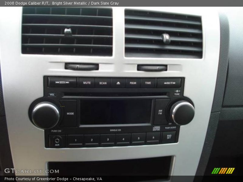 Bright Silver Metallic / Dark Slate Gray 2008 Dodge Caliber R/T