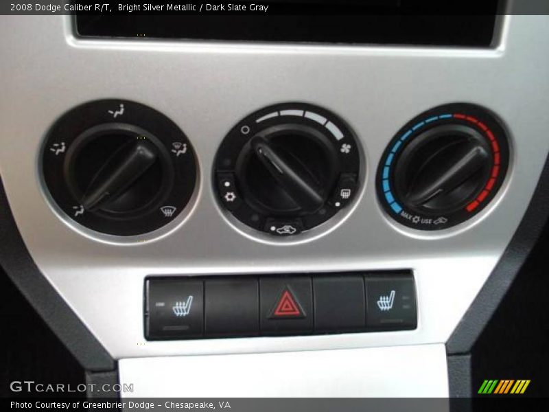 Bright Silver Metallic / Dark Slate Gray 2008 Dodge Caliber R/T