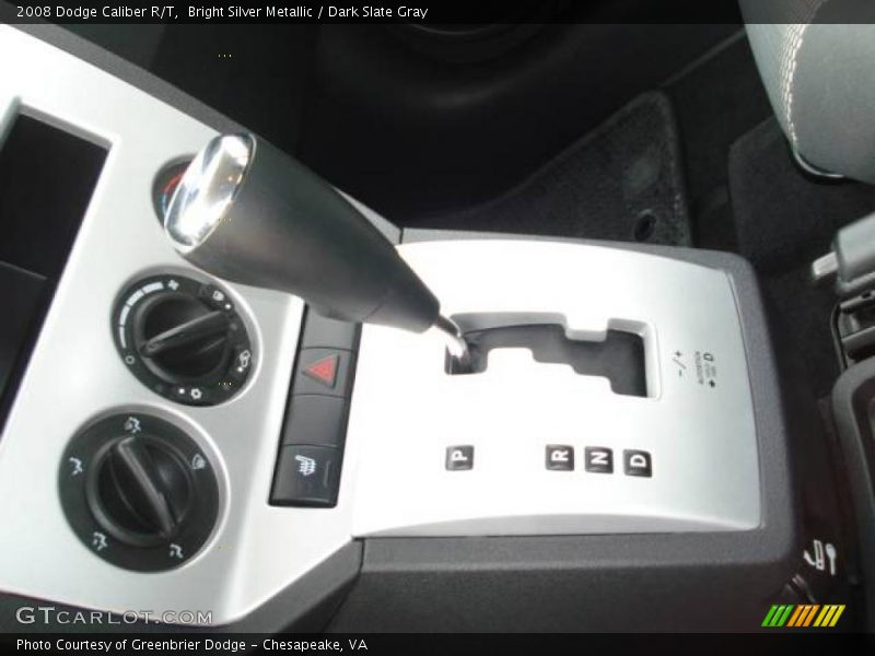 Bright Silver Metallic / Dark Slate Gray 2008 Dodge Caliber R/T