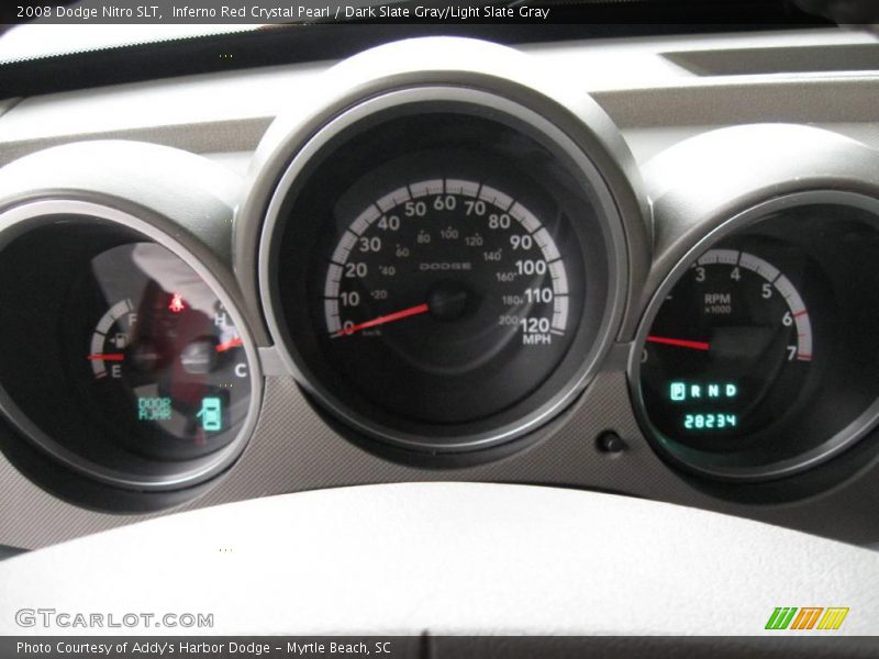 Inferno Red Crystal Pearl / Dark Slate Gray/Light Slate Gray 2008 Dodge Nitro SLT
