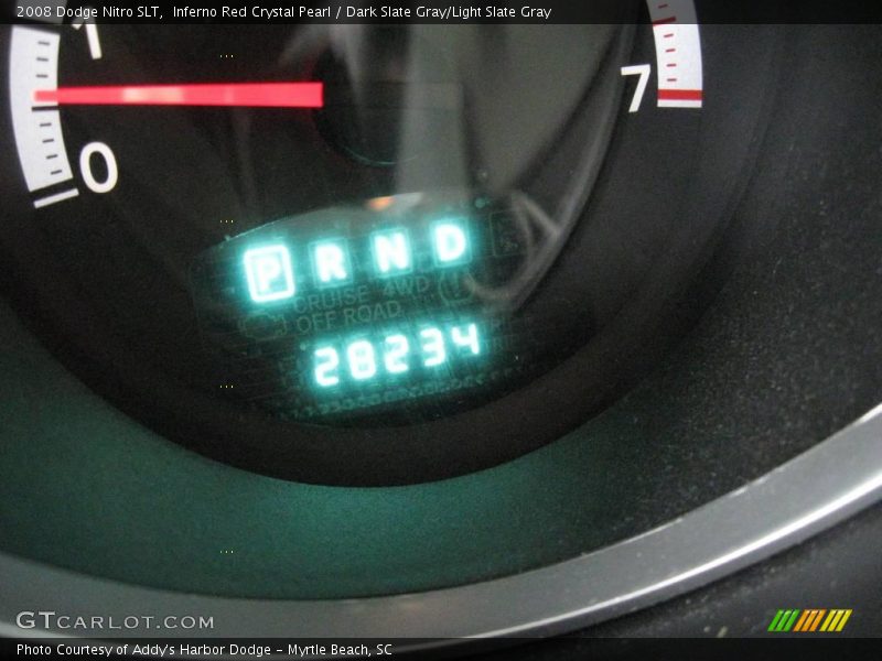 Inferno Red Crystal Pearl / Dark Slate Gray/Light Slate Gray 2008 Dodge Nitro SLT