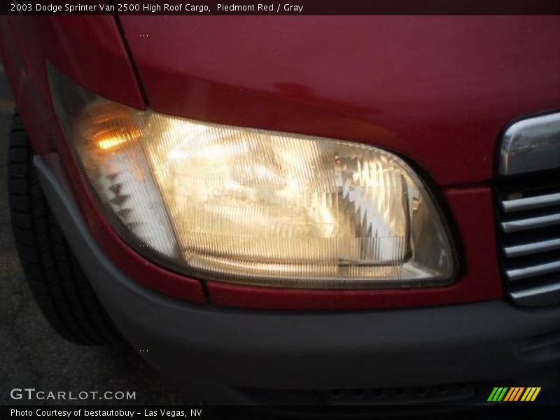 Piedmont Red / Gray 2003 Dodge Sprinter Van 2500 High Roof Cargo