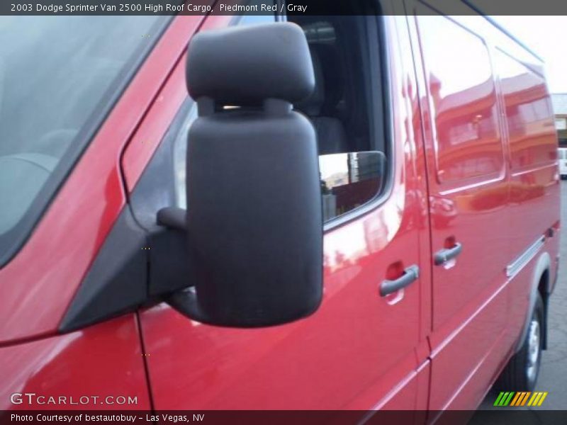 Piedmont Red / Gray 2003 Dodge Sprinter Van 2500 High Roof Cargo