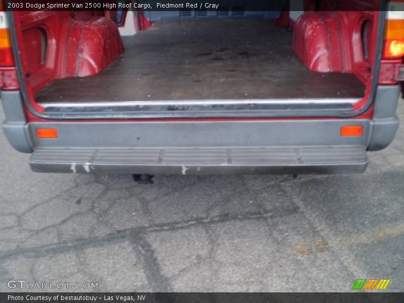 Piedmont Red / Gray 2003 Dodge Sprinter Van 2500 High Roof Cargo