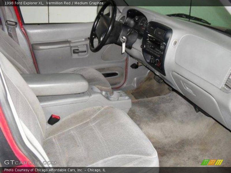 Vermillion Red / Medium Graphite 1998 Ford Explorer XL