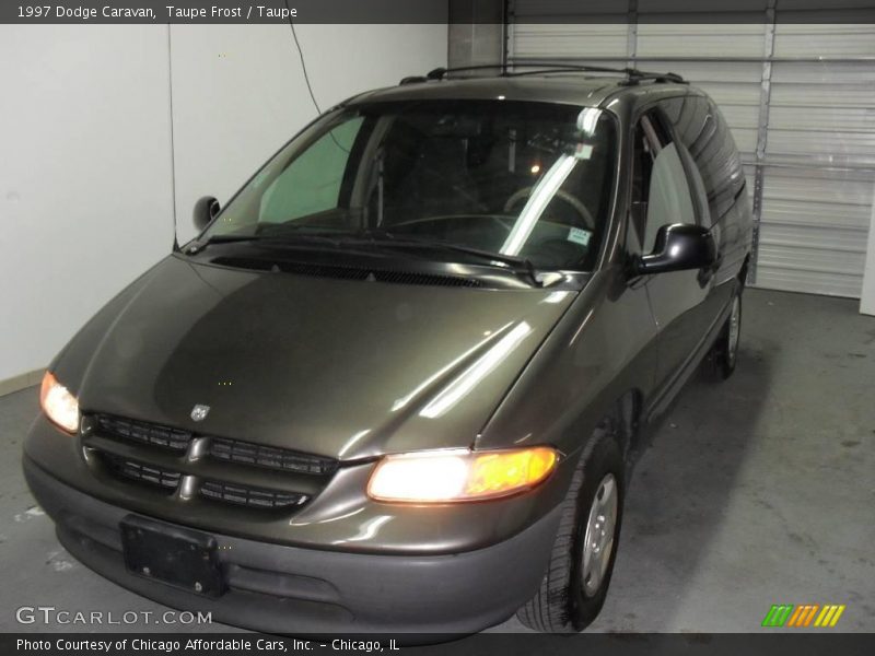 Taupe Frost / Taupe 1997 Dodge Caravan
