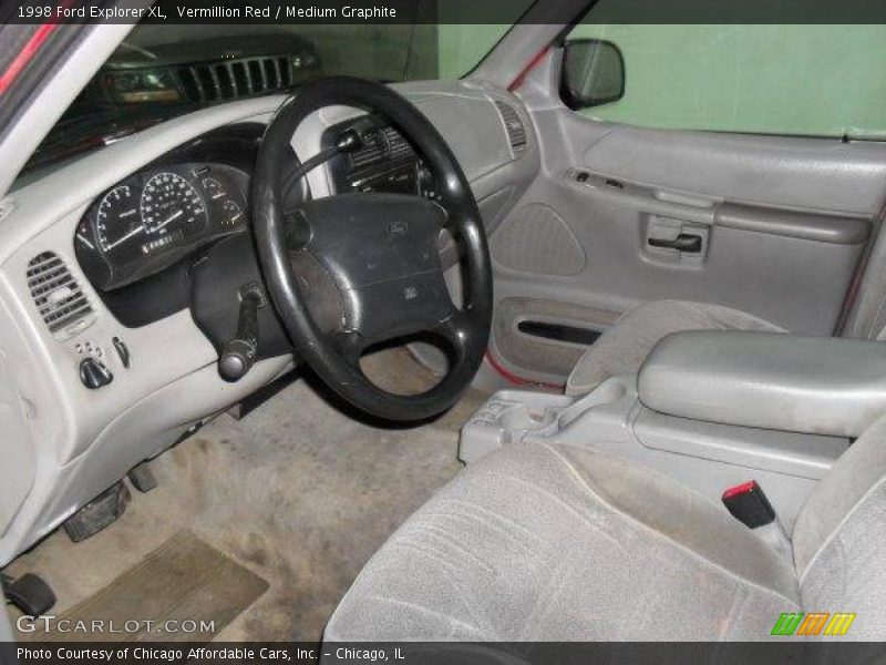 Vermillion Red / Medium Graphite 1998 Ford Explorer XL