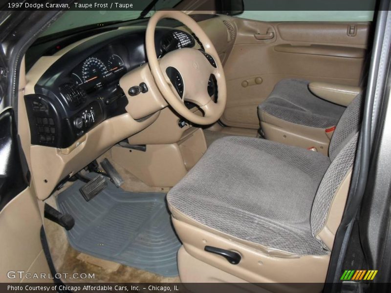 Taupe Frost / Taupe 1997 Dodge Caravan