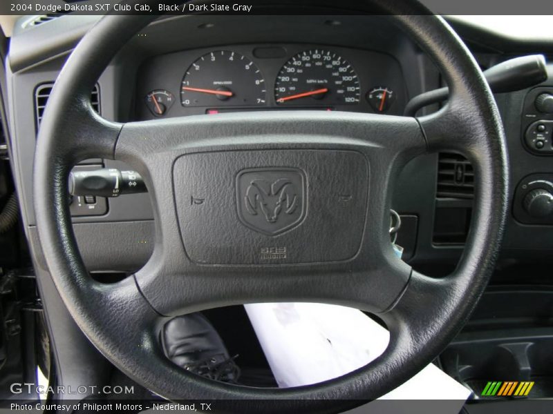 Black / Dark Slate Gray 2004 Dodge Dakota SXT Club Cab