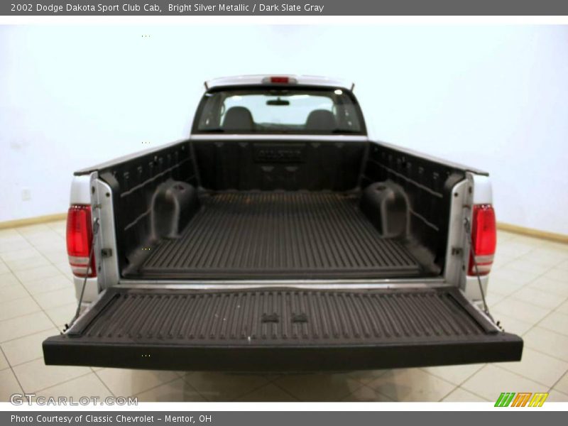 Bright Silver Metallic / Dark Slate Gray 2002 Dodge Dakota Sport Club Cab