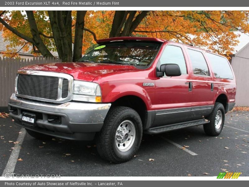 Red Fire Metallic / Medium Flint 2003 Ford Excursion XLT 4x4