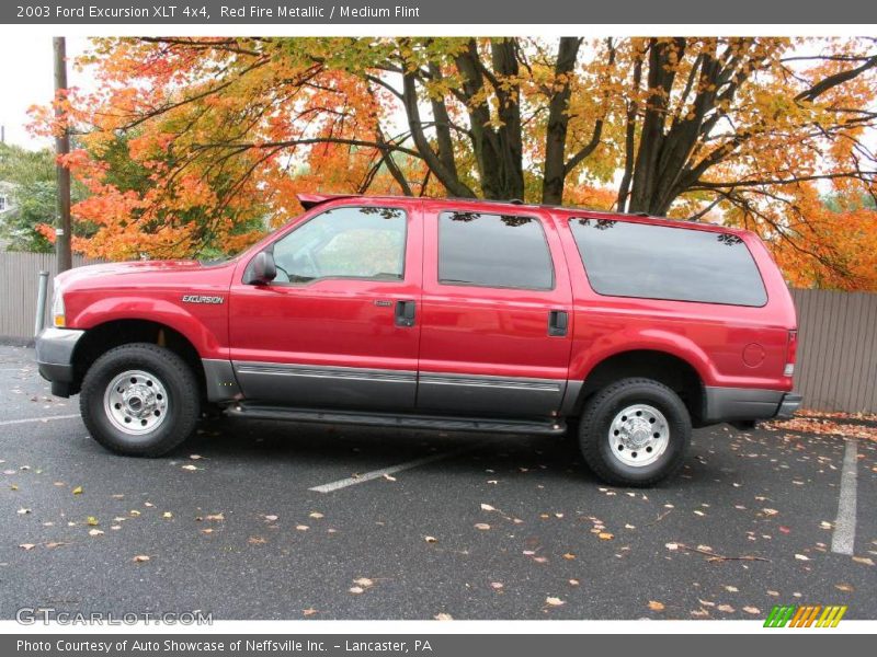Red Fire Metallic / Medium Flint 2003 Ford Excursion XLT 4x4