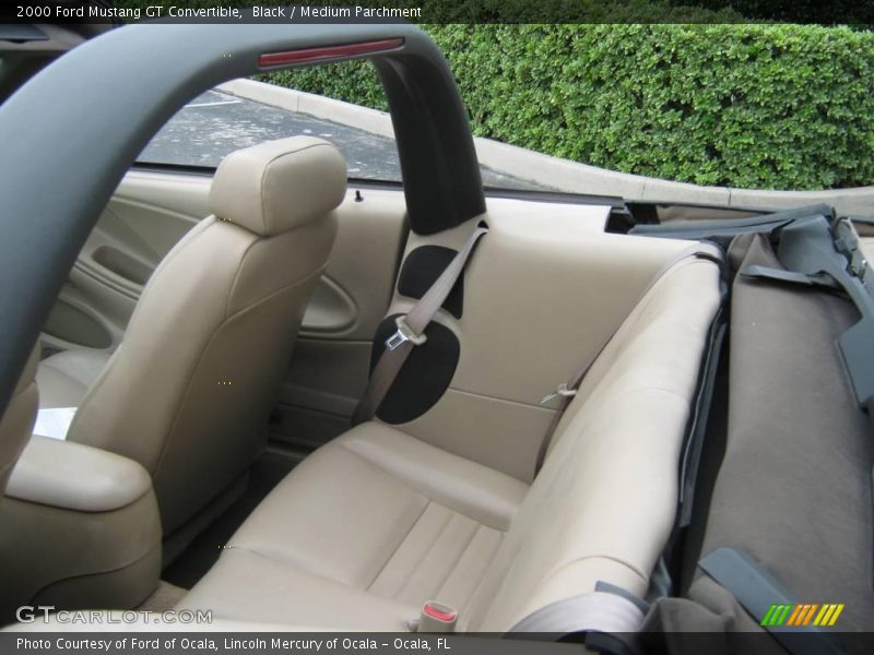 Black / Medium Parchment 2000 Ford Mustang GT Convertible