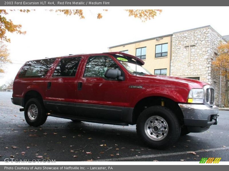 Red Fire Metallic / Medium Flint 2003 Ford Excursion XLT 4x4