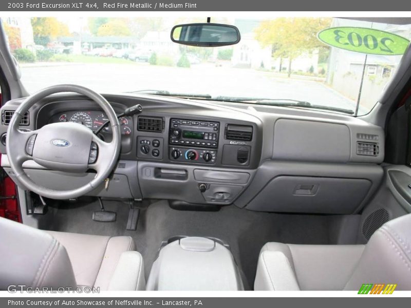 Red Fire Metallic / Medium Flint 2003 Ford Excursion XLT 4x4