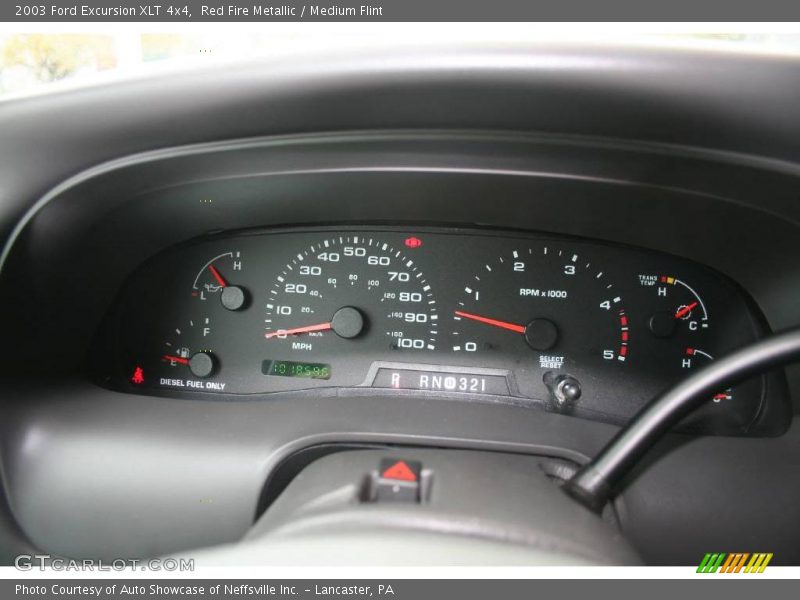 Red Fire Metallic / Medium Flint 2003 Ford Excursion XLT 4x4