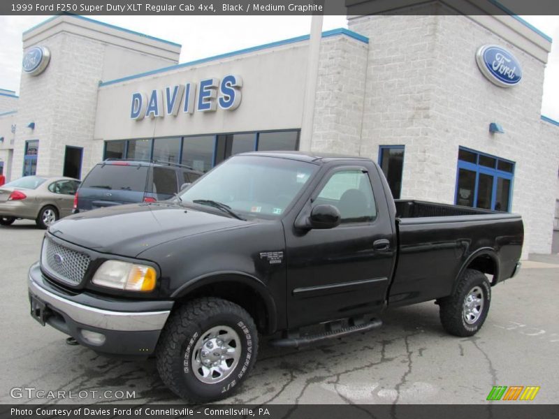 Black / Medium Graphite 1999 Ford F250 Super Duty XLT Regular Cab 4x4