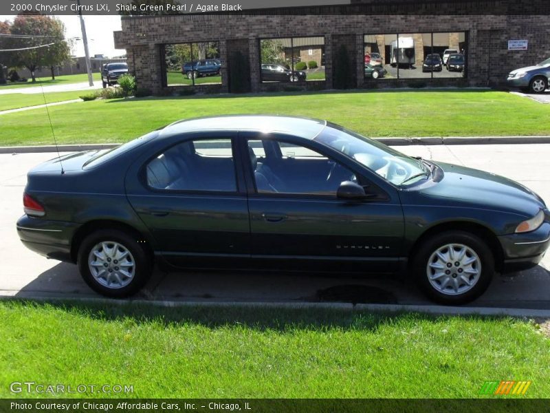 Shale Green Pearl / Agate Black 2000 Chrysler Cirrus LXi