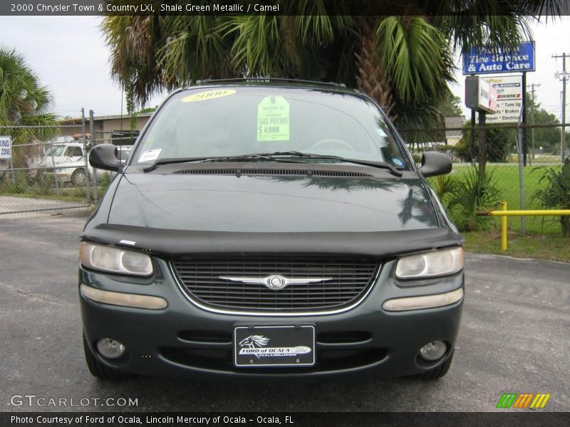 Shale Green Metallic / Camel 2000 Chrysler Town & Country LXi