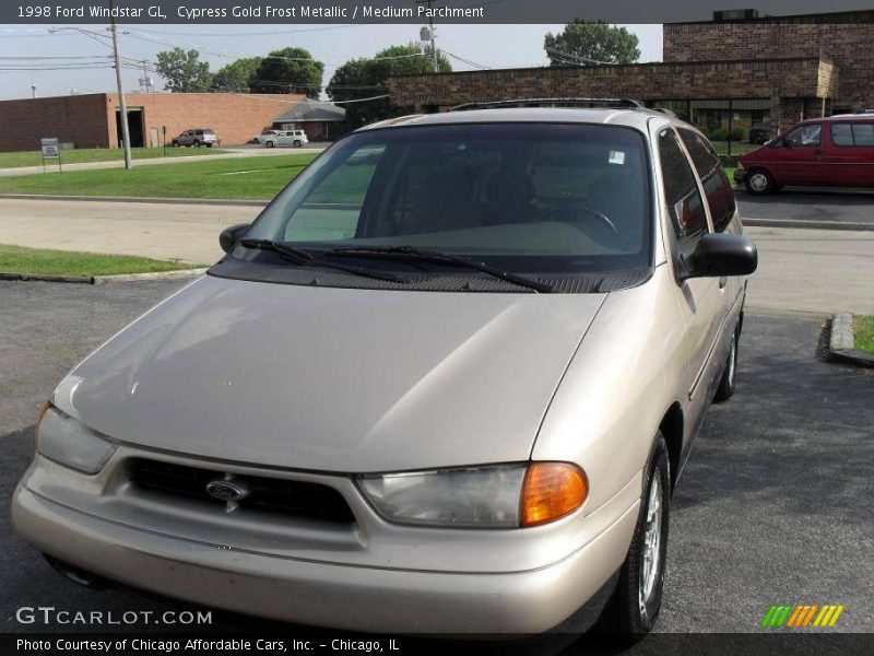 Cypress Gold Frost Metallic / Medium Parchment 1998 Ford Windstar GL