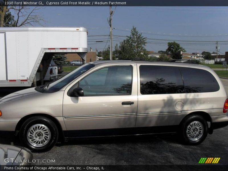 Cypress Gold Frost Metallic / Medium Parchment 1998 Ford Windstar GL