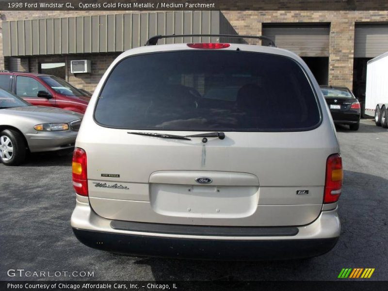 Cypress Gold Frost Metallic / Medium Parchment 1998 Ford Windstar GL