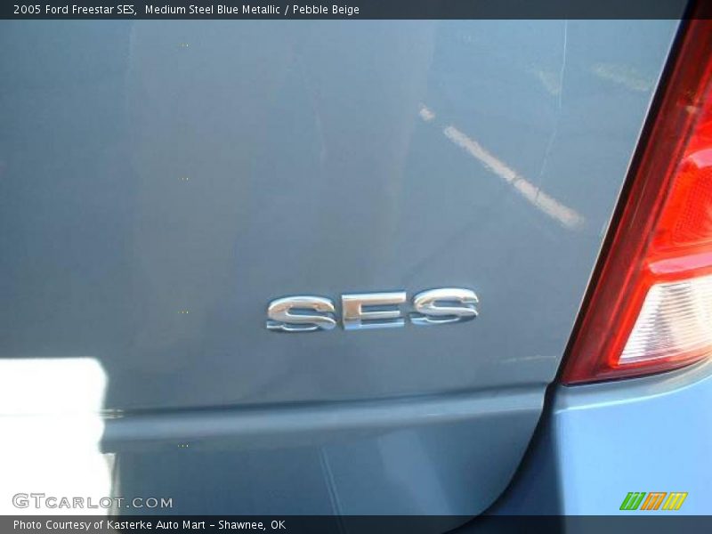 Medium Steel Blue Metallic / Pebble Beige 2005 Ford Freestar SES