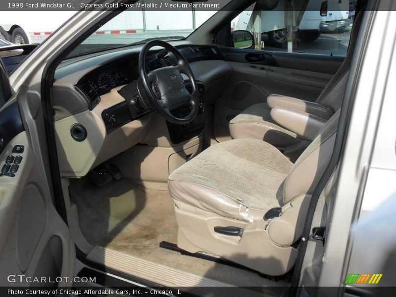 Cypress Gold Frost Metallic / Medium Parchment 1998 Ford Windstar GL