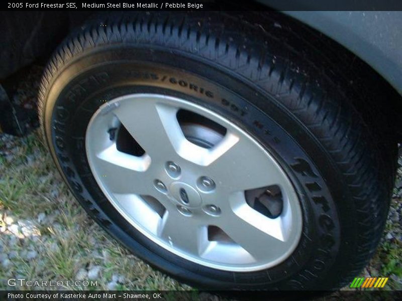Medium Steel Blue Metallic / Pebble Beige 2005 Ford Freestar SES