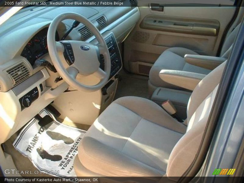 Medium Steel Blue Metallic / Pebble Beige 2005 Ford Freestar SES