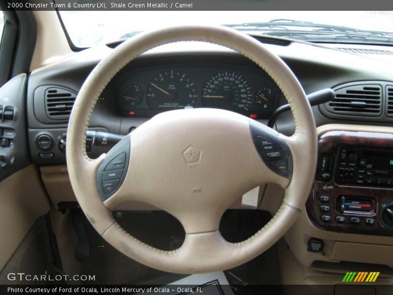 Shale Green Metallic / Camel 2000 Chrysler Town & Country LXi
