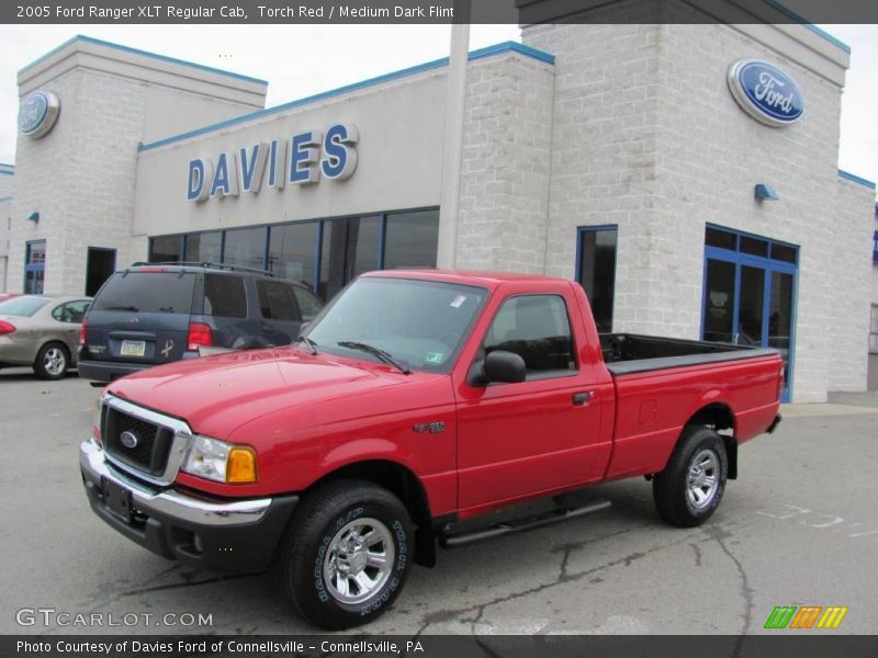 Torch Red / Medium Dark Flint 2005 Ford Ranger XLT Regular Cab