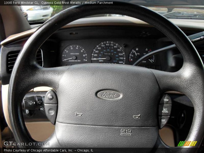 Cypress Gold Frost Metallic / Medium Parchment 1998 Ford Windstar GL