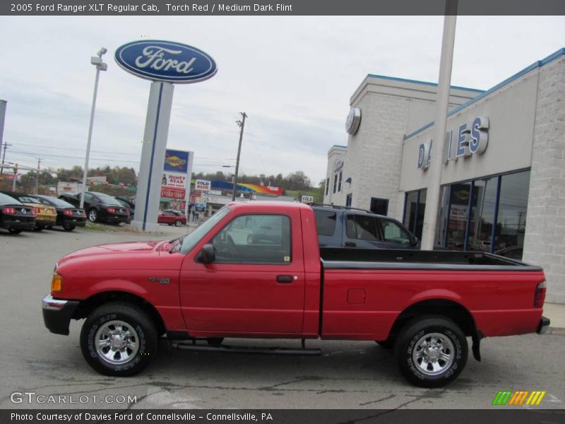 Torch Red / Medium Dark Flint 2005 Ford Ranger XLT Regular Cab
