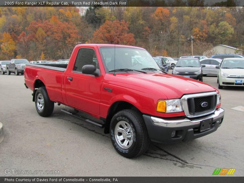 Torch Red / Medium Dark Flint 2005 Ford Ranger XLT Regular Cab