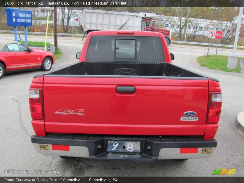 Torch Red / Medium Dark Flint 2005 Ford Ranger XLT Regular Cab