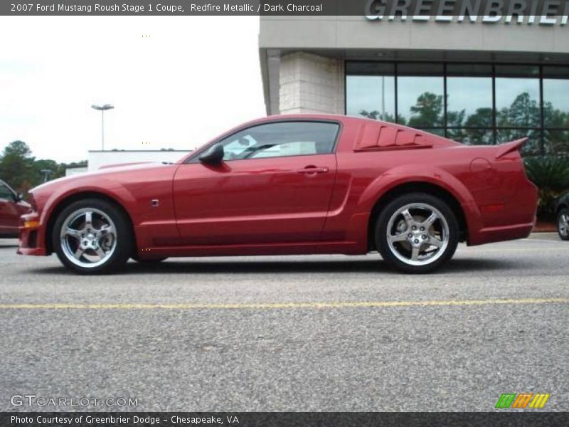 Redfire Metallic / Dark Charcoal 2007 Ford Mustang Roush Stage 1 Coupe