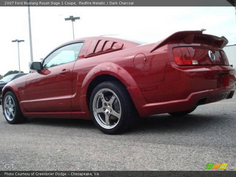 Redfire Metallic / Dark Charcoal 2007 Ford Mustang Roush Stage 1 Coupe
