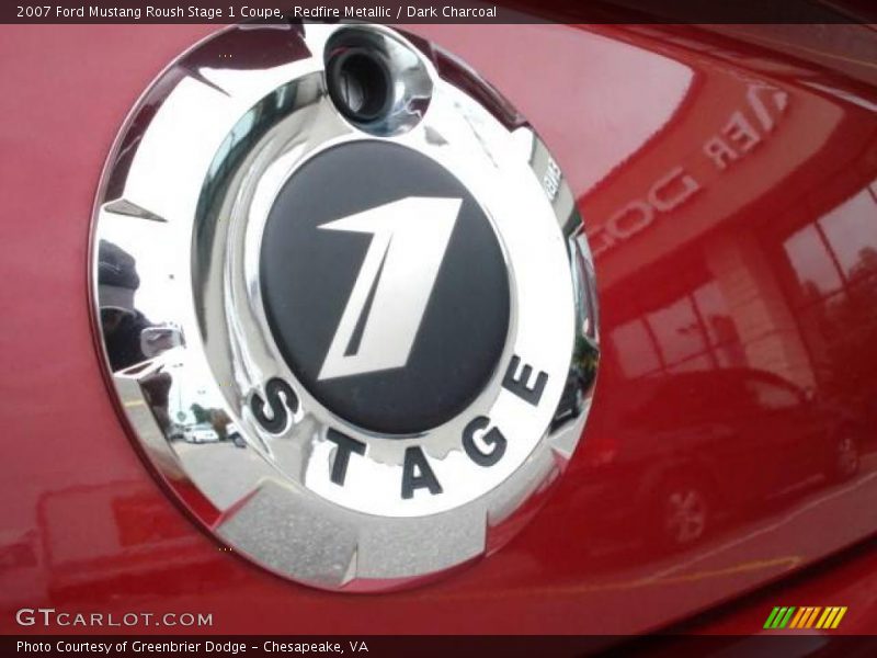 Redfire Metallic / Dark Charcoal 2007 Ford Mustang Roush Stage 1 Coupe