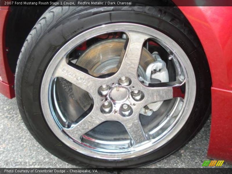 Redfire Metallic / Dark Charcoal 2007 Ford Mustang Roush Stage 1 Coupe